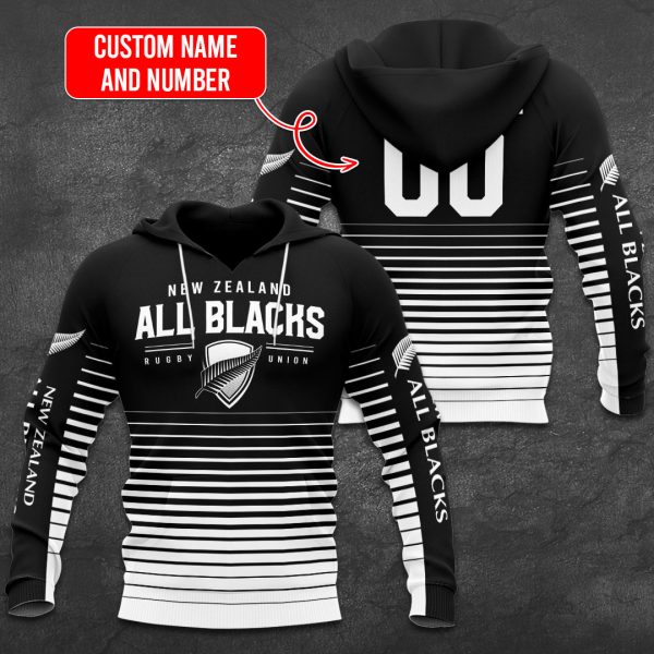 Personalized New Zealand National Rugby Union Team All Blacks 3D Apparel - VANDH 906