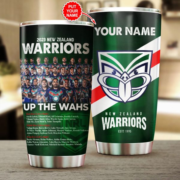 Personalized New Zealand Warriors Tumbler Cup - VANDH 1119