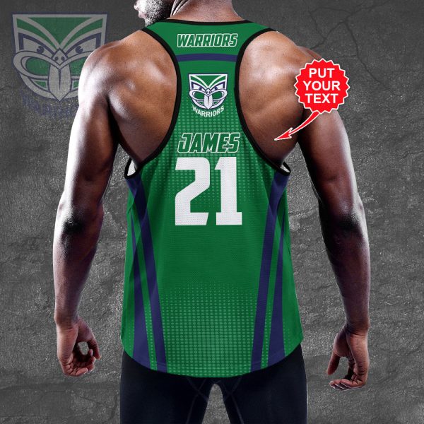 Personalized New Zealand Warriors Y-Back Muscle Tank Top - VANDH 887