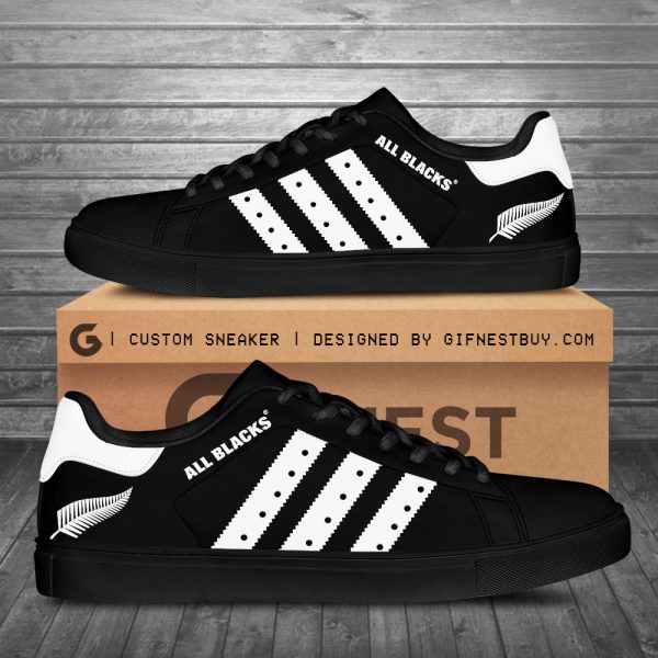 New Zealand National Rugby Union Team All Blacks Custom SS Shoes - VANDH 1098.1