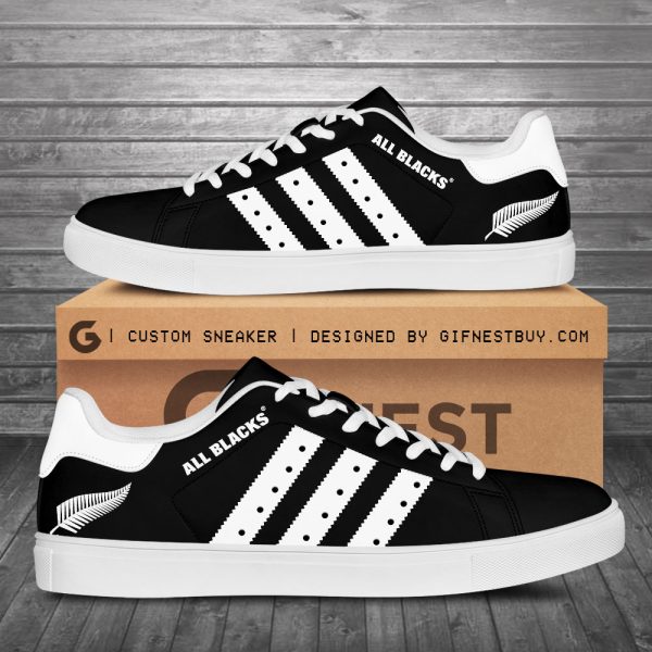 New Zealand National Rugby Union Team All Blacks Custom SS Shoes - VANDH 1098.1