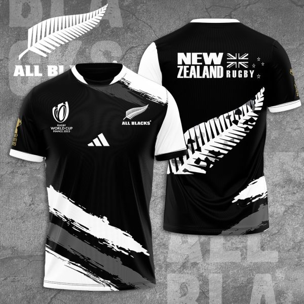New Zealand National Rugby Union Team All Blacks 3D Apparel - TANTN 2484
