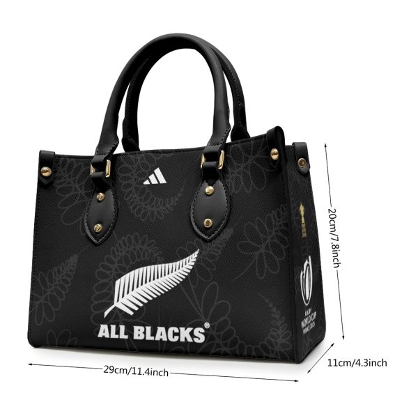 New Zealand National Rugby Union Team All Blacks Leather HandBag - TANTN 2436