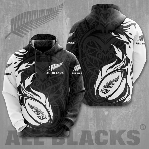 New Zealand National Rugby Union Team All Blacks 3D Apparel - VANDH 1029