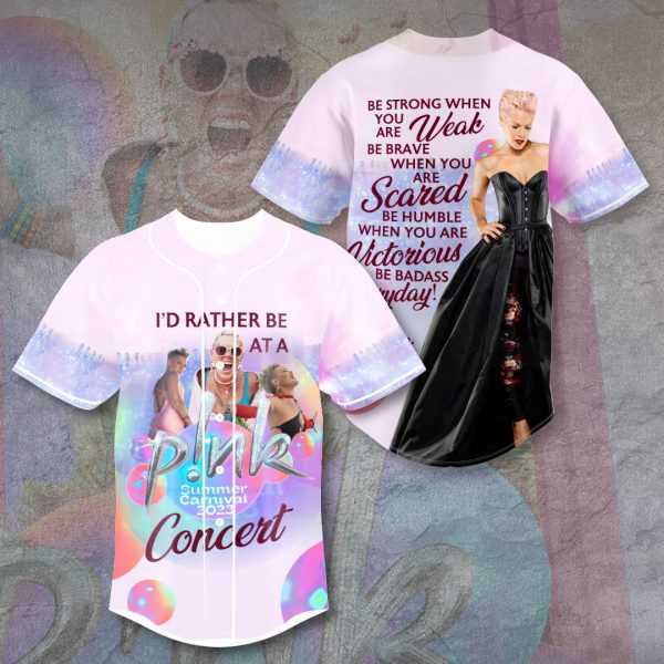 P!nk Baseball Jersey - VANDH 1114