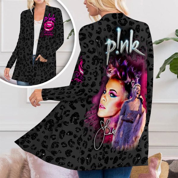 P!nk Women's Patch Pocket Cardigan - VANDH 1054