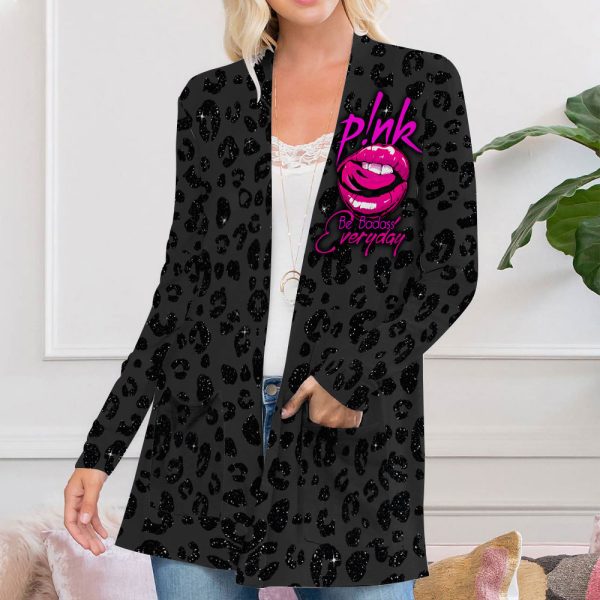 P!nk Women's Patch Pocket Cardigan - VANDH 1054