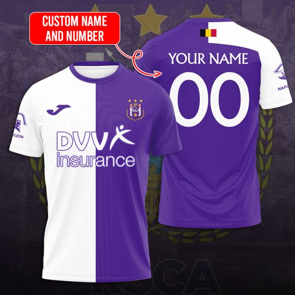 Personalized R.S.C. Anderlecht 3D Apparel - VANDH 939