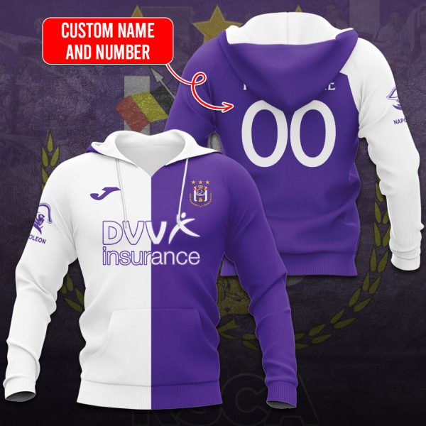 Personalized R.S.C. Anderlecht 3D Apparel - VANDH 939