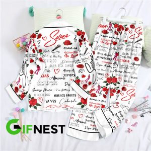 Selena Quintanilla Pérez Button Down Pajamas Set - VANDH 983