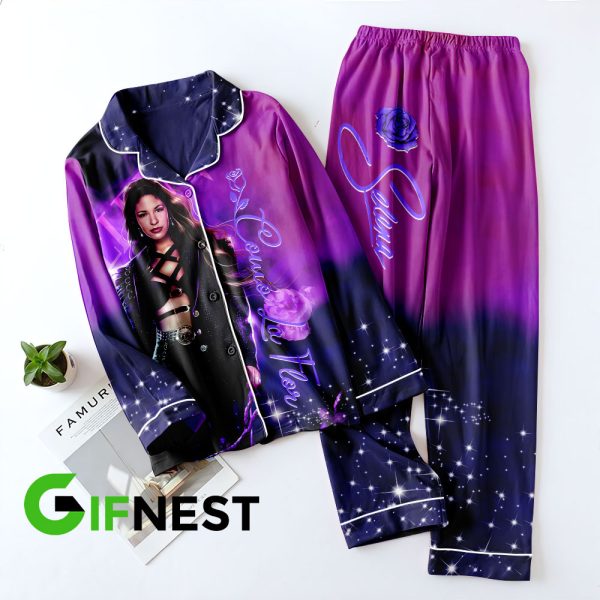Selena Quintanilla Pérez Button Down Pajamas Set - VANDH 991
