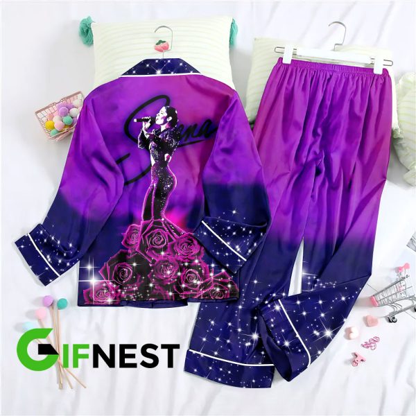 Selena Quintanilla Pérez Button Down Pajamas Set - VANDH 991