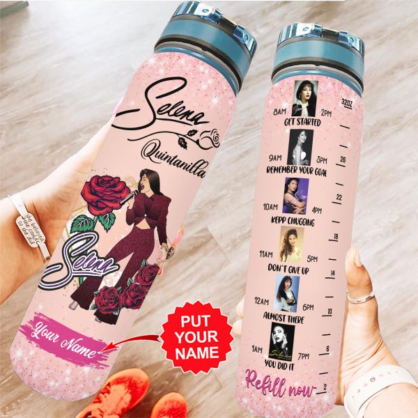 Personalized Selena Quintanilla Pérez Tracker Bottle - VANDH 1087