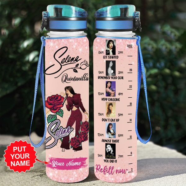 Personalized Selena Quintanilla Pérez Tracker Bottle - VANDH 1087
