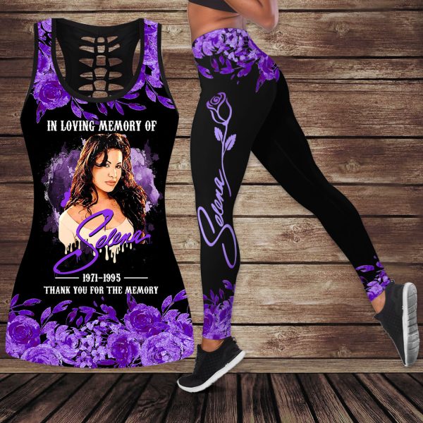 Selena Quintanilla Pérez Hollow Tank Top Leggings - VANDH 988