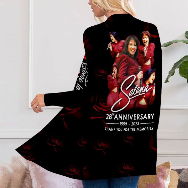 Selena Quintanilla Pérez Women's Patch Pocket Cardigan - VANDH 1010