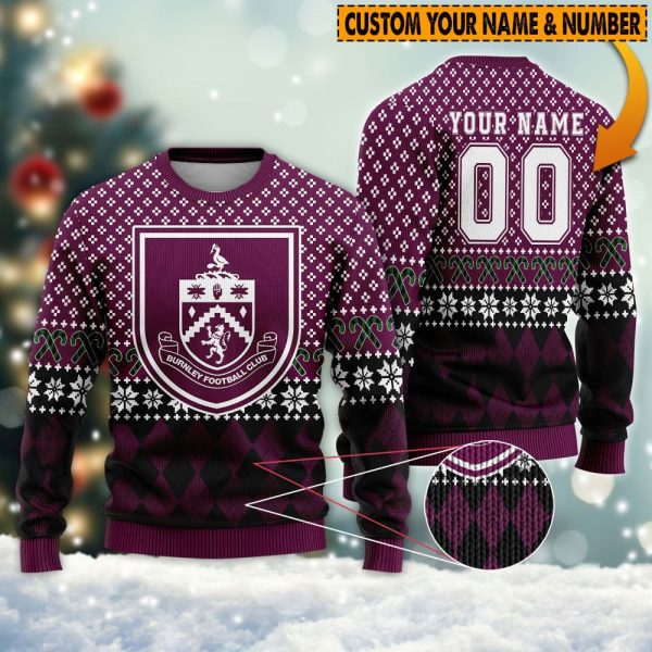 Personalized Burnley 3D Ugly Sweater - TANTN 2470