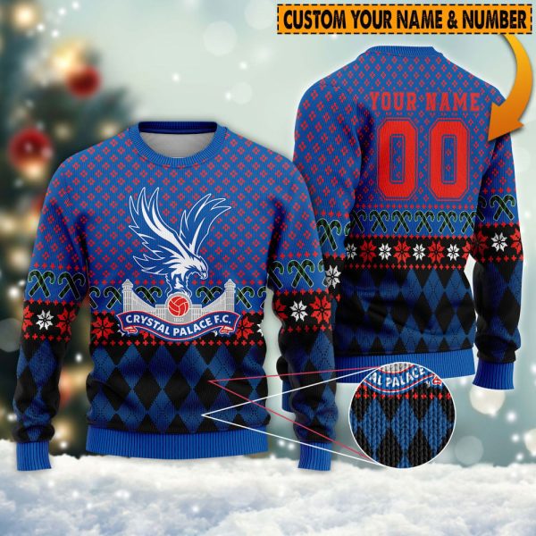 Personalized Crystal Palace FC 3D Ugly Sweater - TANTN 2471