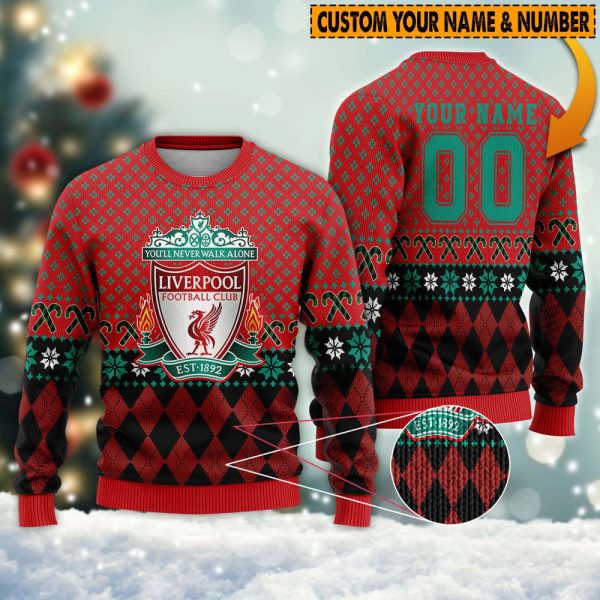 Personalized Liverpool FC 3D Ugly Sweater - TANTN 2474