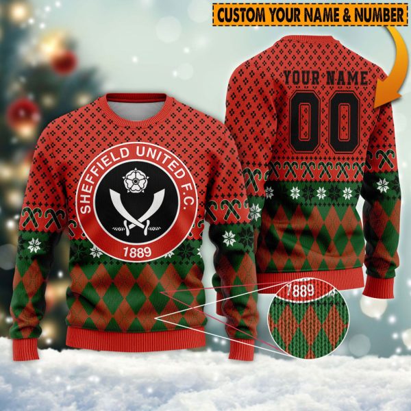 Personalized Sheffield United 3D Ugly Sweater - TANTN 2479