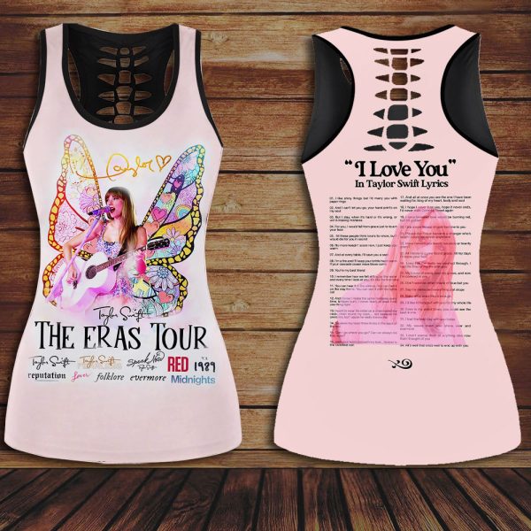 Taylor Swift Hollow Tank Top Leggings - VANDH 908