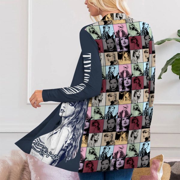 Taylor Swift Women’s Patch Pocket Cardigan – VANDH 1012