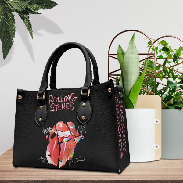 The Rolling Stones Leather HandBag - TANTN 2513