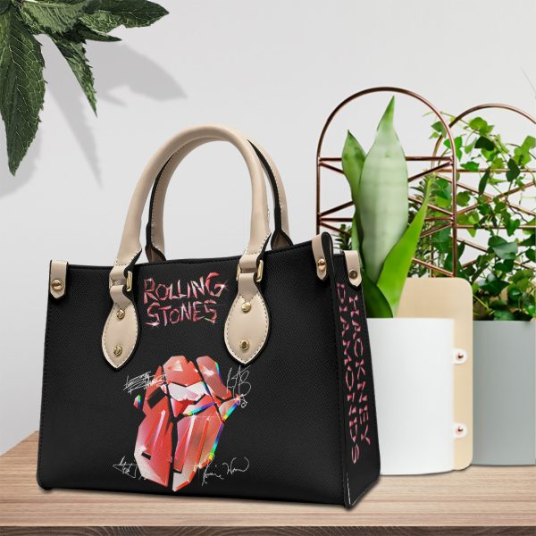 The Rolling Stones Leather HandBag - TANTN 2513
