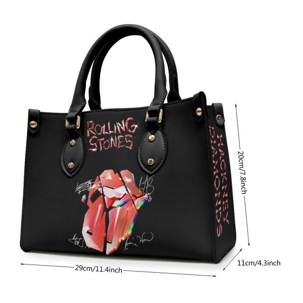 The Rolling Stones Leather HandBag - TANTN 2513