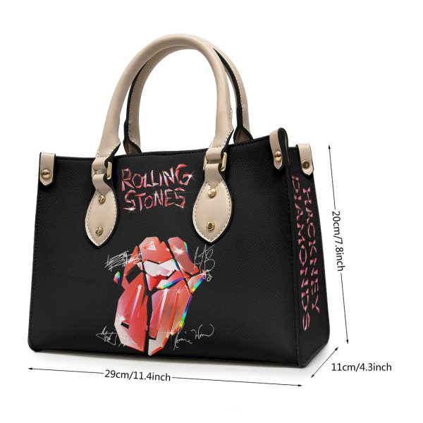 The Rolling Stones Leather HandBag - TANTN 2513