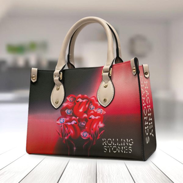 The Rolling Stones Leather HandBag - TANTN 2514