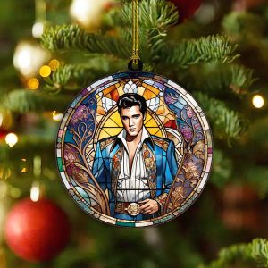 Elvis Presley 2-Side Printed Acrylic Ornament - VANDH 1060.6