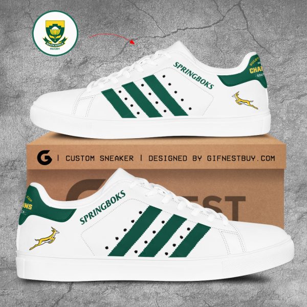 South Africa National Rugby Union Team Springboks Custom SS Shoes - TANTN 2978