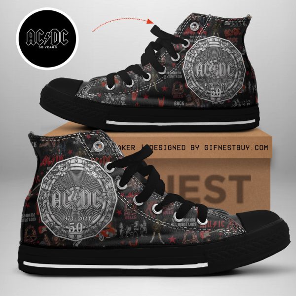 Rock Music High Top Canvas Shoes - TANTN 2833