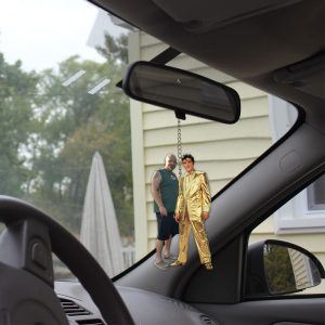 Personalizd Elvis Presley 2-Side Printed Car Ornament - ANHNV 1753
