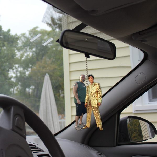 Personalizd Elvis Presley 2-Side Printed Car Ornament - ANHNV 1753