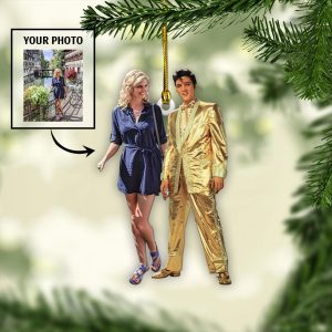 Personalized Elvis Presley 2-Side Printed Acrylic Ornament - ANHNV 1754