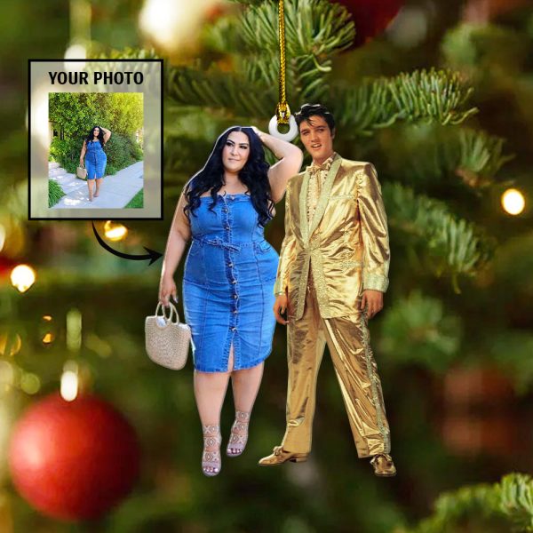 Personalized Elvis Presley 2-Side Printed Acrylic Ornament - ANHNV 1754