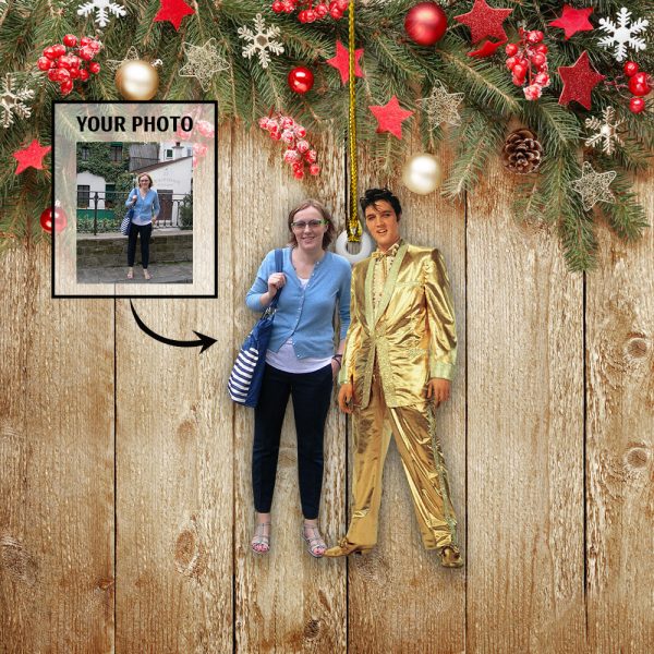 Personalized Elvis Presley 2-Side Printed Acrylic Ornament - ANHNV 1754