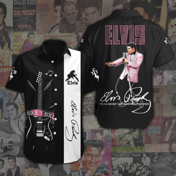 Elvis Presley Short Sleeve Dress Shirt - ANHNV 1947