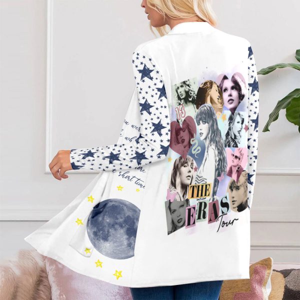 Taylor Swift Women's Patch Pocket Cardigan - ANHNV 1990