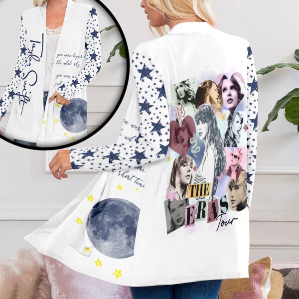 Taylor Swift Women's Patch Pocket Cardigan - ANHNV 1990