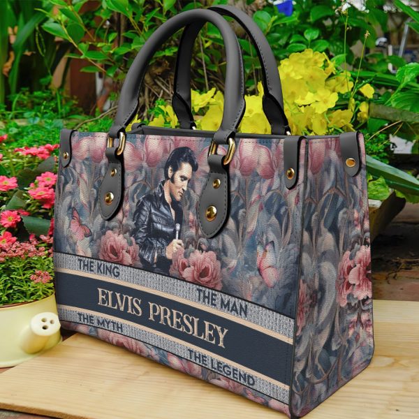 Elvis Presley Leather HandBag - ANHNV 2053