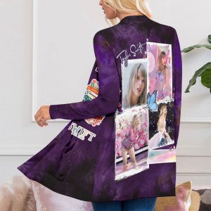 Taylor Swift Women's Patch Pocket Cardigan - ANHNV 2071
