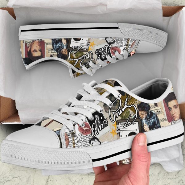 Elvis Presley Low Top Canvas Shoes - ANHNV 2096