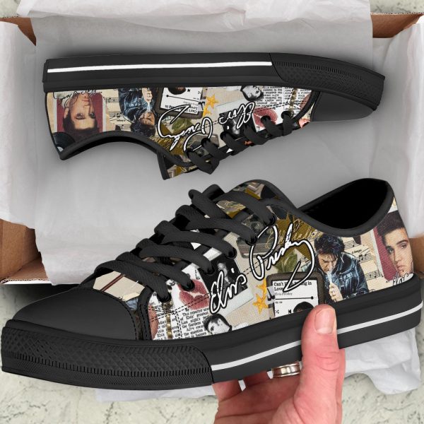 Elvis Presley Low Top Canvas Shoes - ANHNV 2096