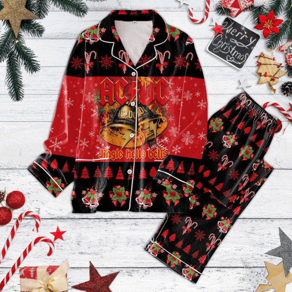 Rock Music Button Down Pajamas Set – ANHNV 3013