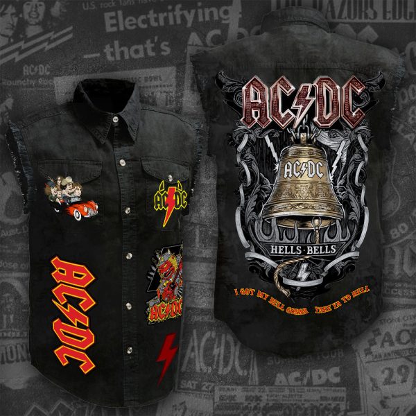 Rock Music 3D Lightweight Sleeveless Denim Shirt - ANHNV 3034