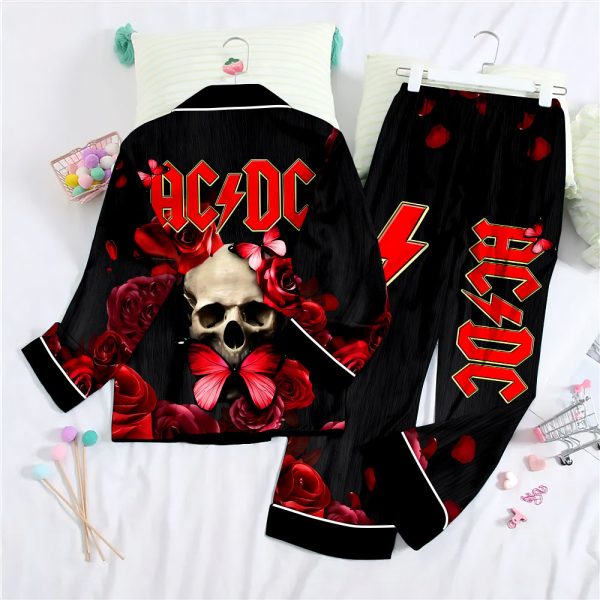 Rock Music Button Down Pajamas Set – ANHNV 3041