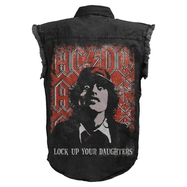 Rock Music 3D Lightweight Sleeveless Denim Shirt - ANHNV 3043